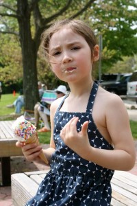 summer ice cream cone
